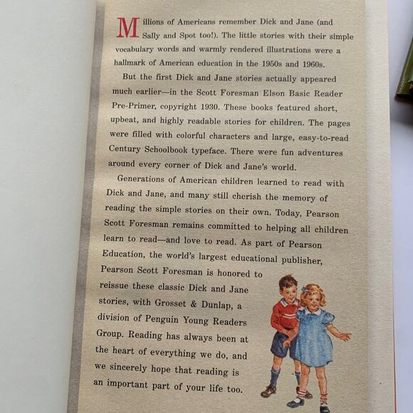 Vintage-Style Dick and Jane Book Set | Grosset & Dunlap Reissues | 3 Hardcover - Picture 3 of 4